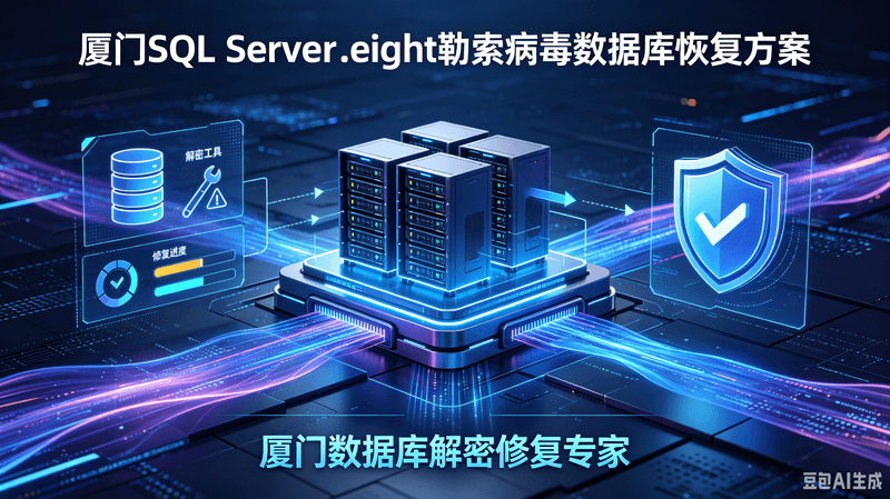 厦门SQL Server .eight勒索病毒数据库恢复方案｜厦门数据库解密修复专家