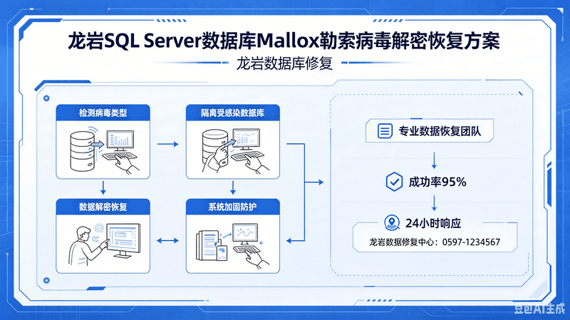 龙岩SQL Server数据库Mallox勒索病毒解密恢复方案｜龙岩数据库修复