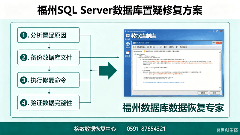 福州SQL Server数据库置疑修复方案｜福州数据库数据恢复专家