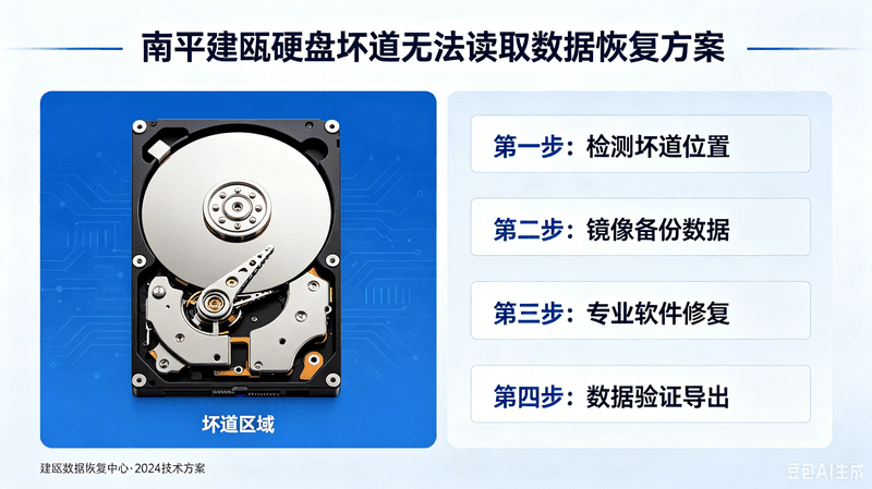 南平建瓯硬盘坏道无法读取数据恢复方案｜硬盘物理故障数据救援专家