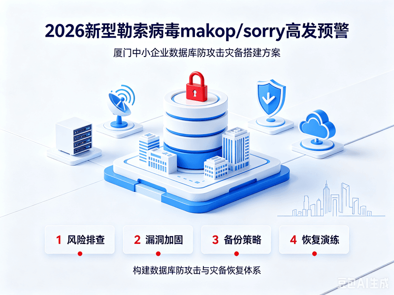 2026新型勒索病毒makop/sorry高发预警，厦门中小企业数据库防攻击灾备搭建方案