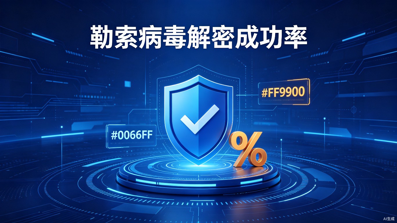 勒索病毒解密成功率多少？解密不成功是否收费全面解答