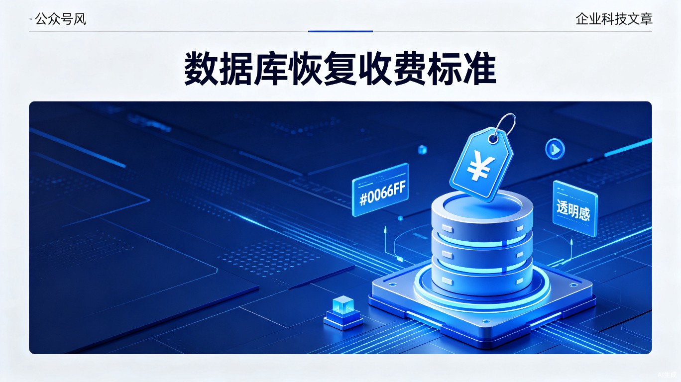 数据库恢复多少钱?2025年收费标准及价格影响因素全解析