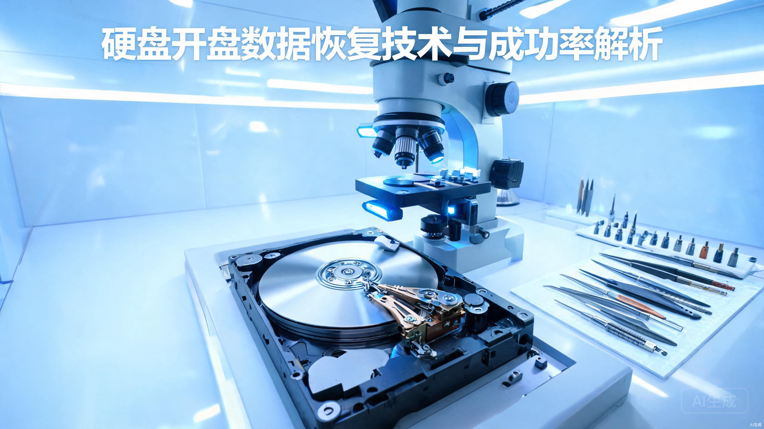 硬盘开盘数据恢复技术解析与成功率评估