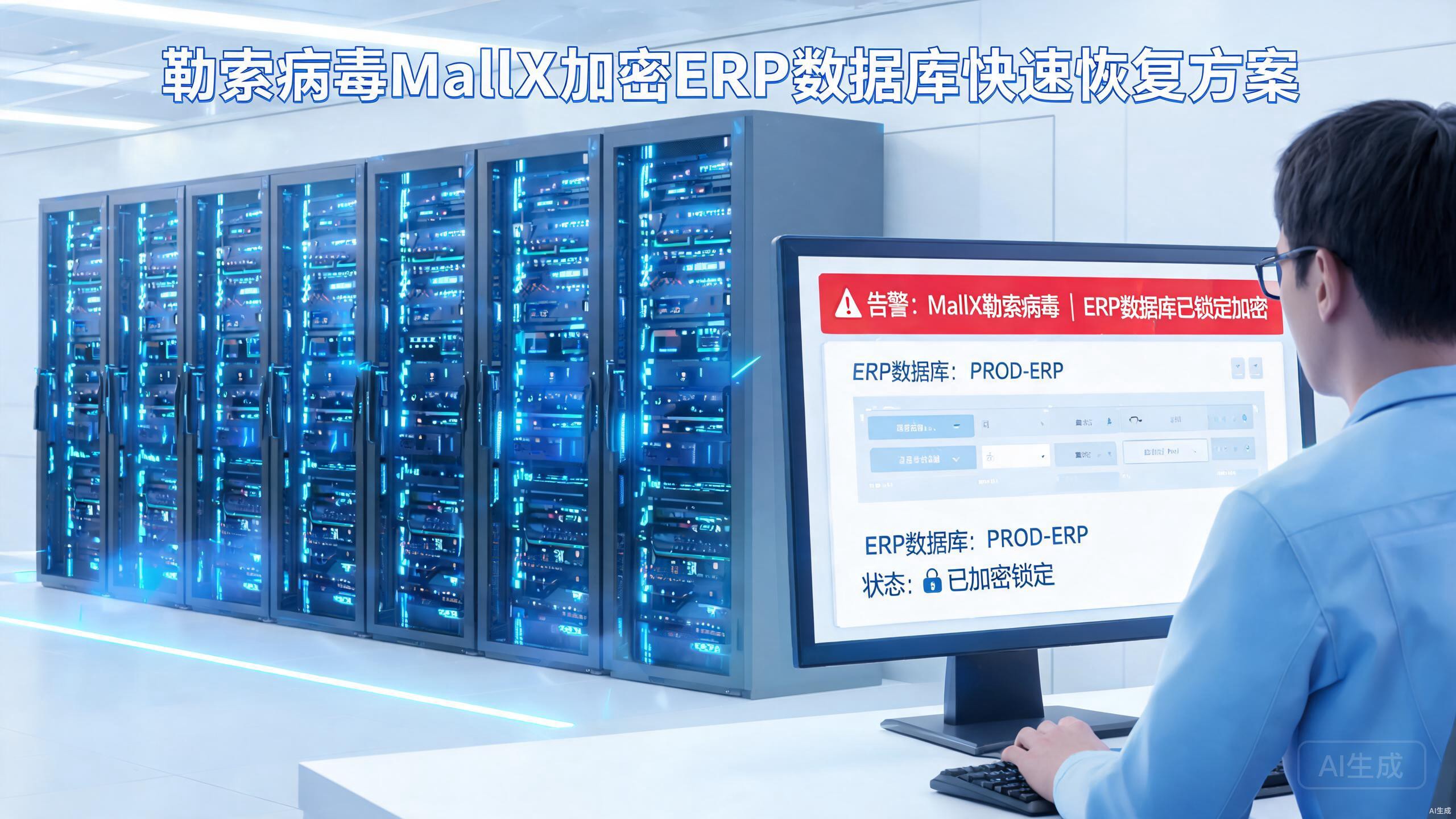 MallX新型勒索病毒加密ERP数据库快速恢复方案
