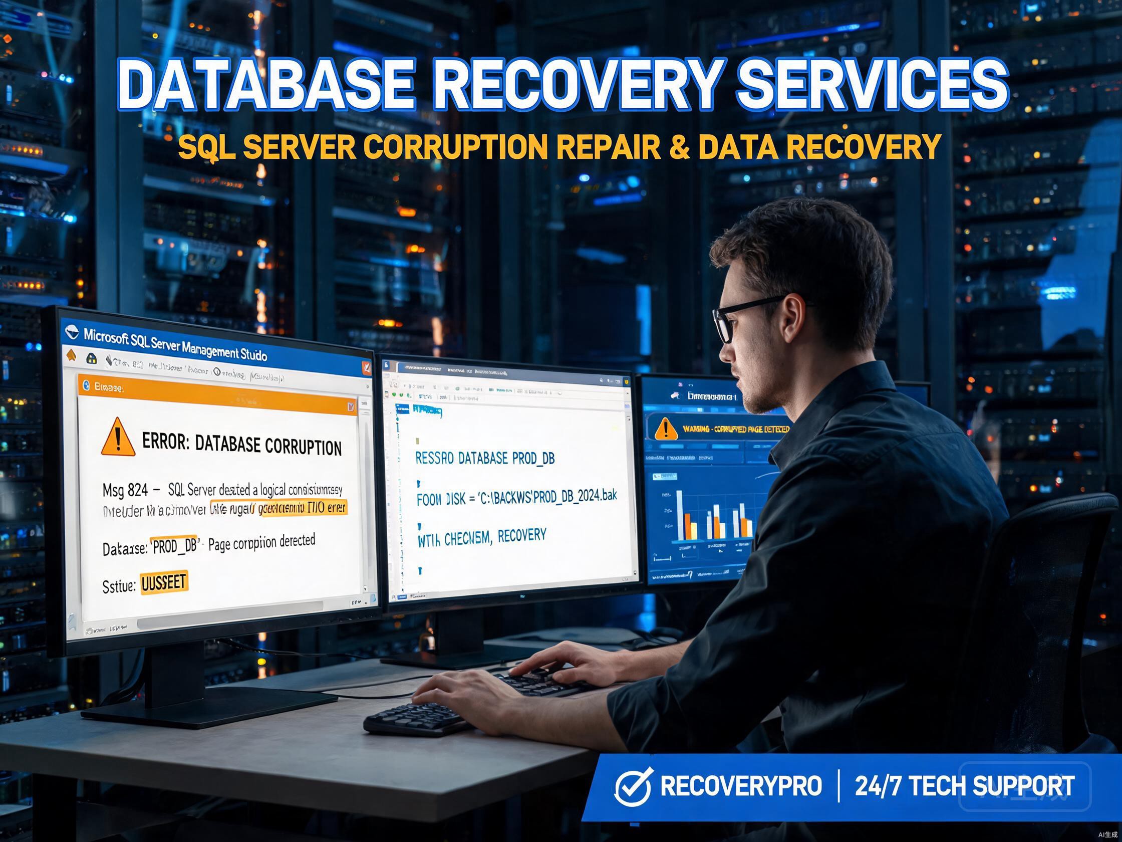 SQL Server ldf日志文件损坏恢复方法