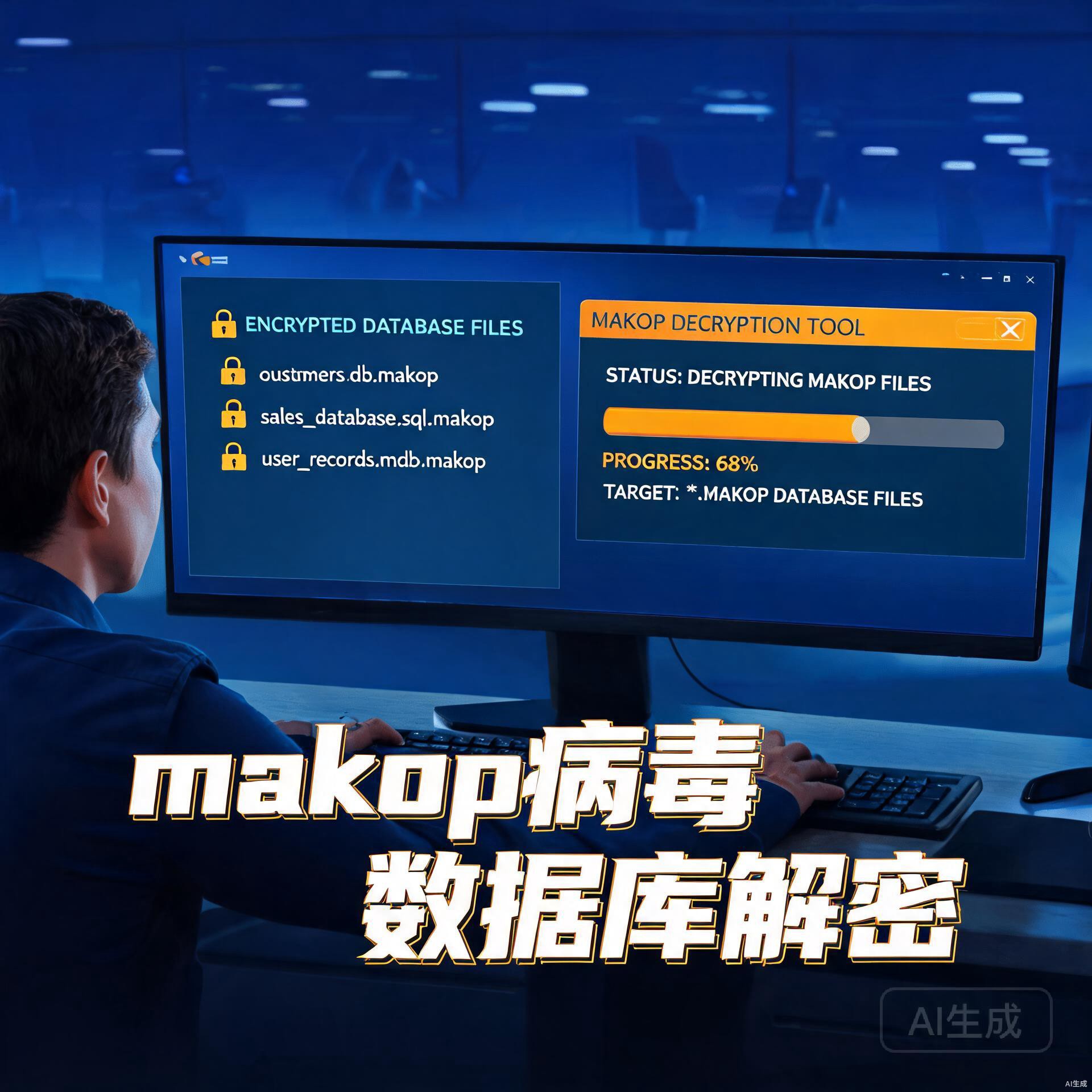 makop勒索病毒加密企业数据库的解密恢复技术方案与实操指南