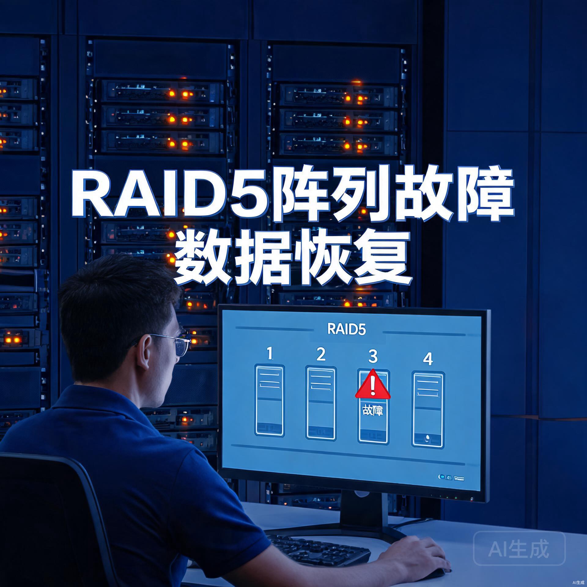RAID5阵列两块硬盘同时掉线怎么办?专业数据恢复方案详解