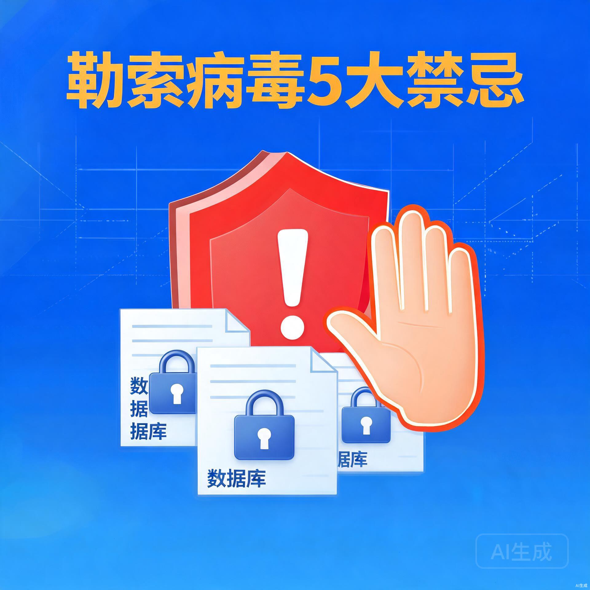 数据库中了勒索病毒,这5个操作千万别做,否则数据永久销毁