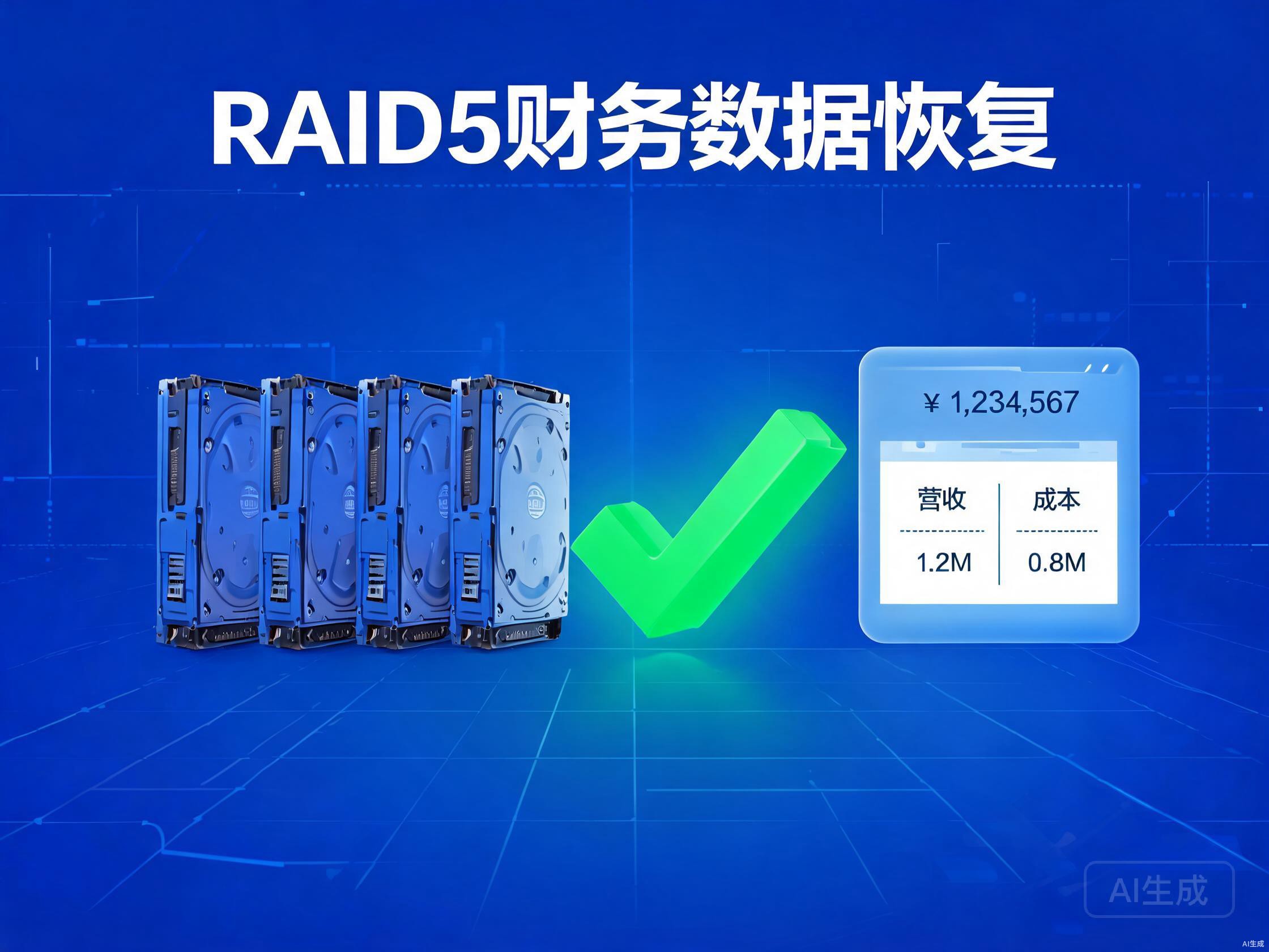 连锁门店RAID5双盘掉线，无备份完整恢复3年财务数据实录