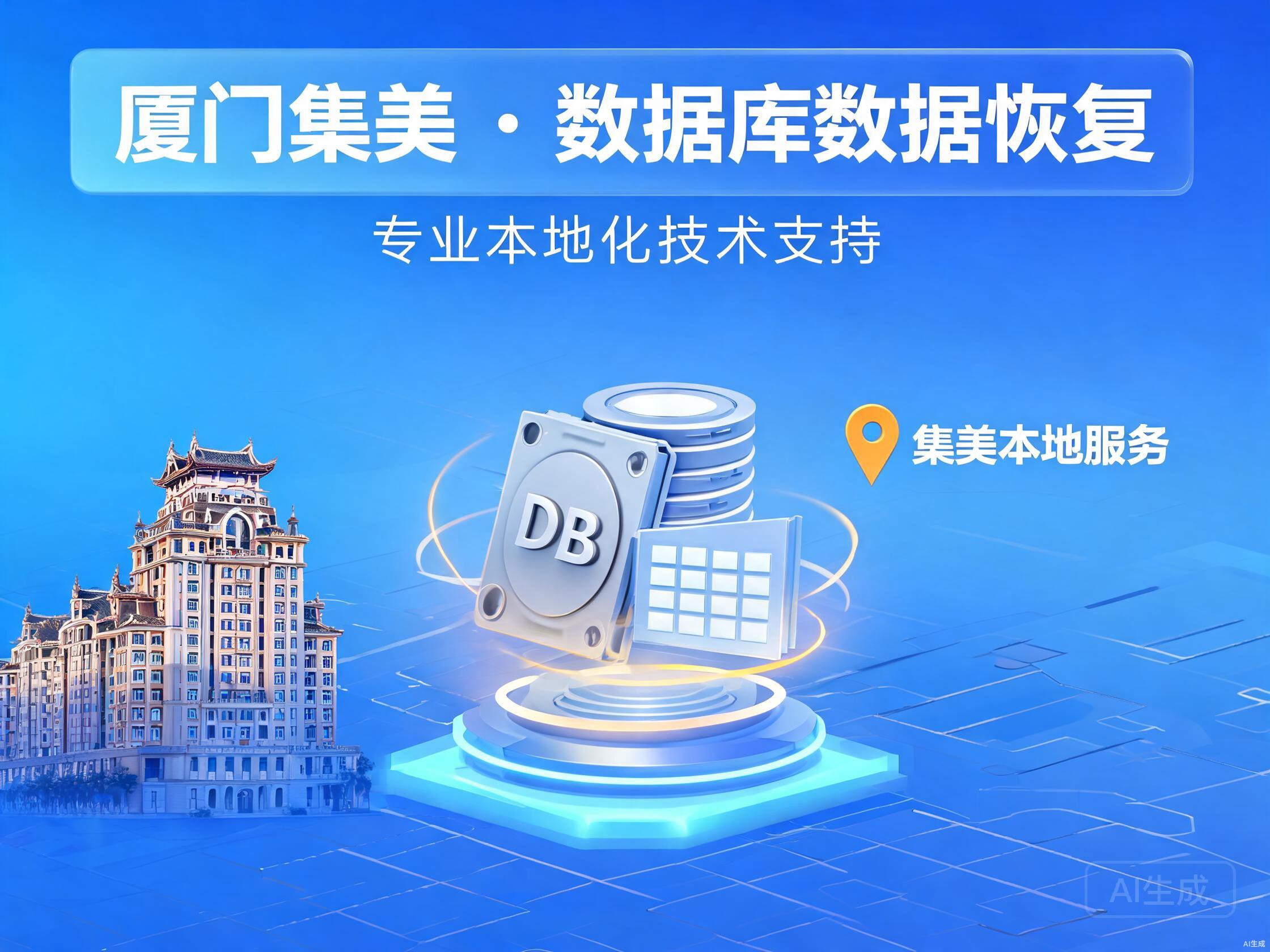 厦门集美数据库数据恢复专业服务与本地化技术支持
