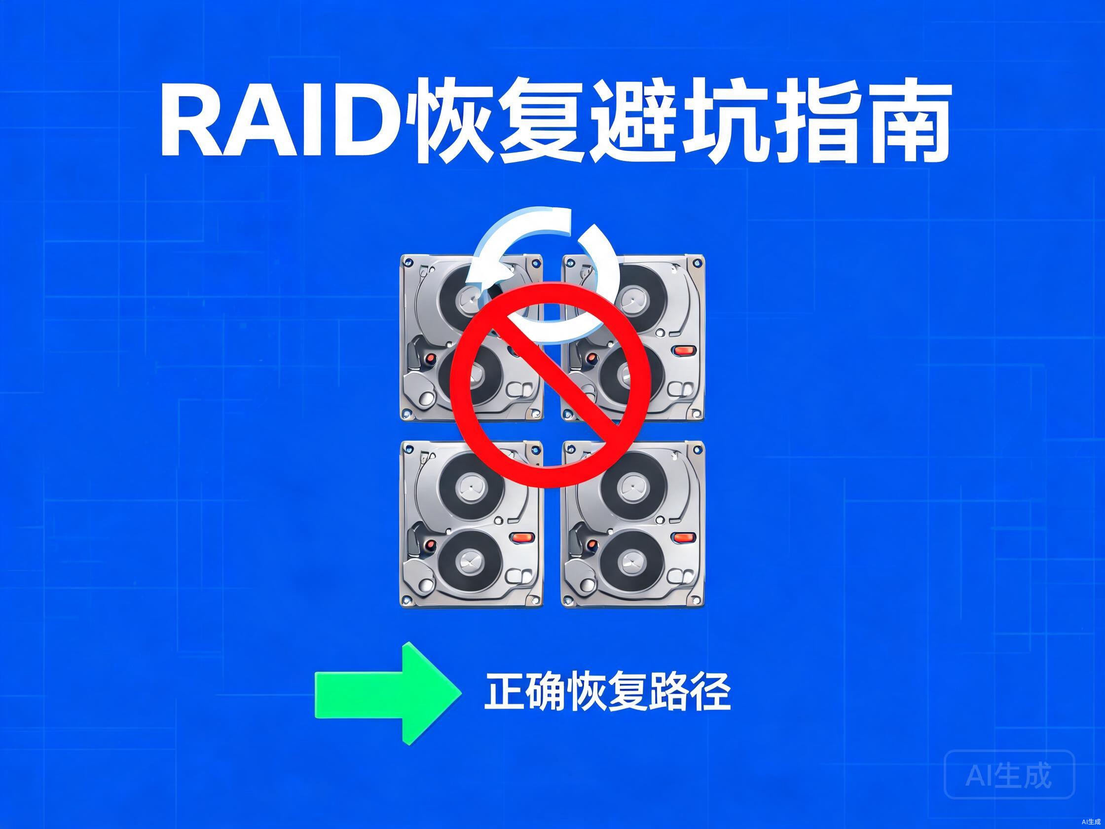 RAID阵列掉线后强行重建等于彻底丢失数据,正确做法看这里