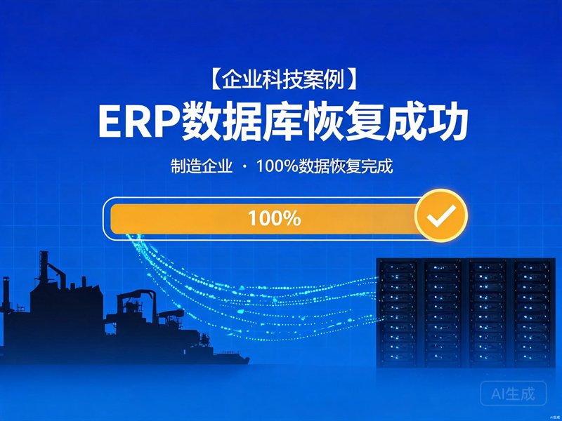 厦门制造企业SQLServer遭.eight勒索病毒加密24小时完整恢复ERP数据库案例
