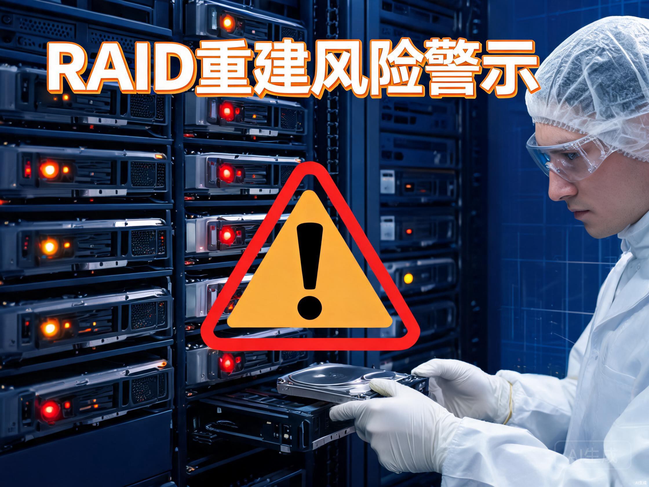 RAID阵列硬盘掉线后强行重建阵列的灾难性后果与正确处理方法