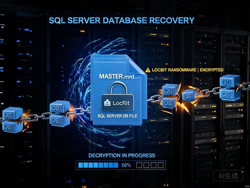 LockBit勒索病毒加密SQL Server数据库无法附加怎么办?