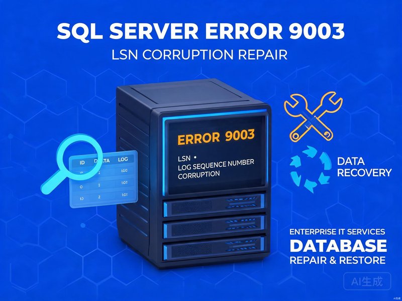 SQL Server报错9003深度解析:LSN日志损坏的数据库恢复方案