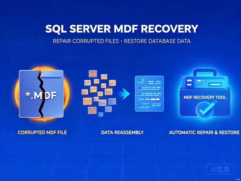 SQL Server MDF文件损坏无法启动:专业数据库恢复技术方案