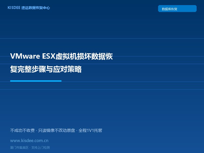 VMware ESX虚拟机损坏数据恢复完整步骤与应对策略