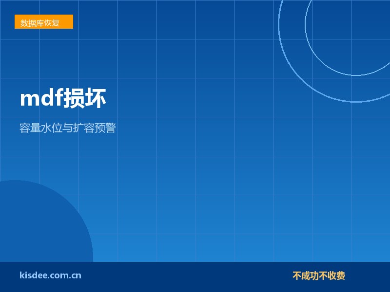 厦门SQLServer mdf损坏与容量水位预警